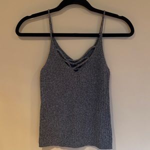 American Eagle Sweater Cross Front Cami